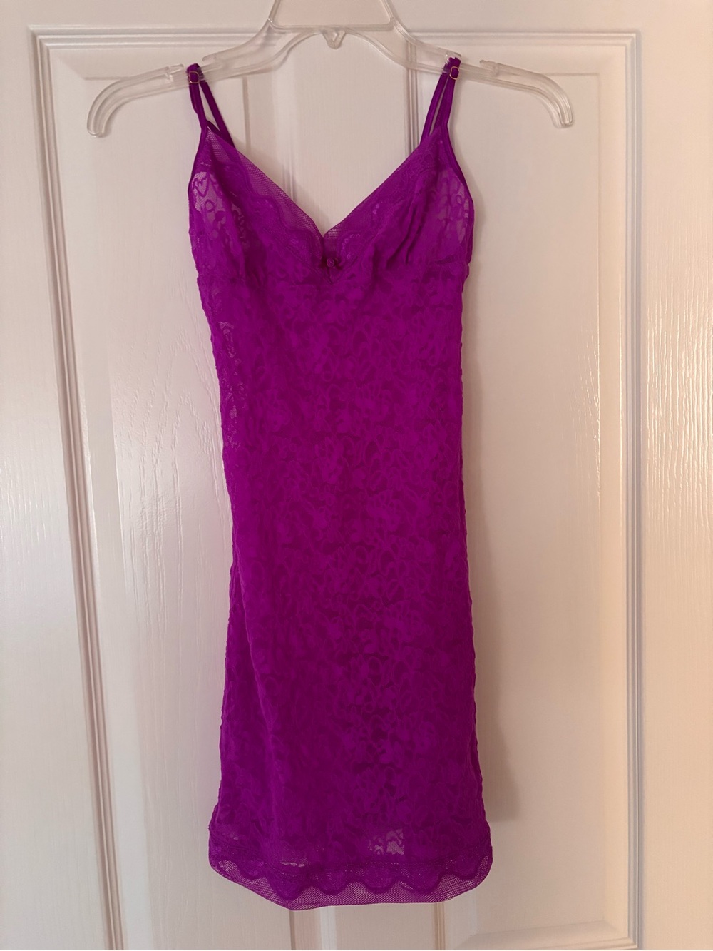 Victoria’s Secret Stretch Lace Slip Chemise - Vibrant Purple